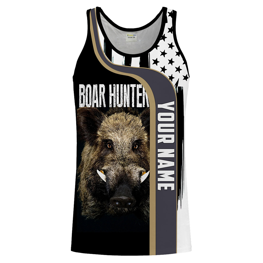 Custom Name Boar Hunter Tank T - огляд і ціна Wildman Hunting & Outdoor Linton'S Corner Silver Lakes