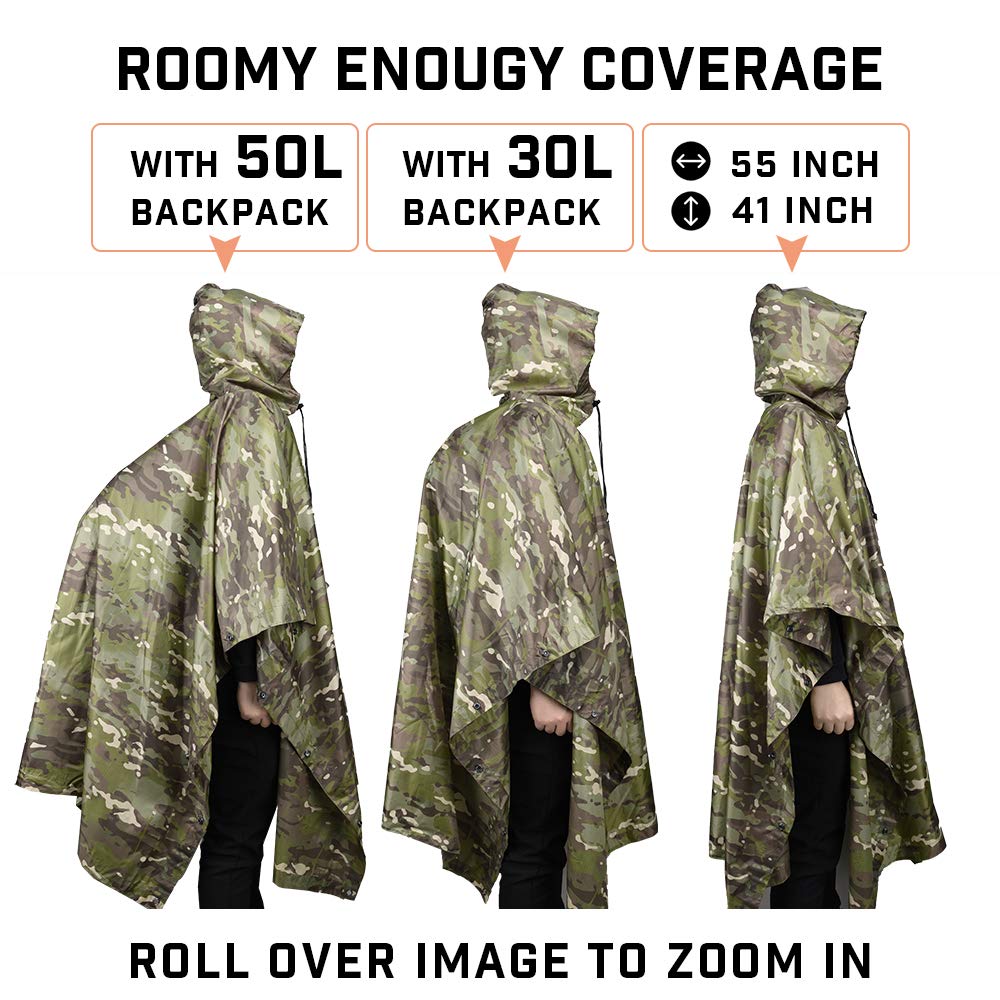 Tactical Raincoat Breathable O - огляд і ціна Outdoor Hunting Prints