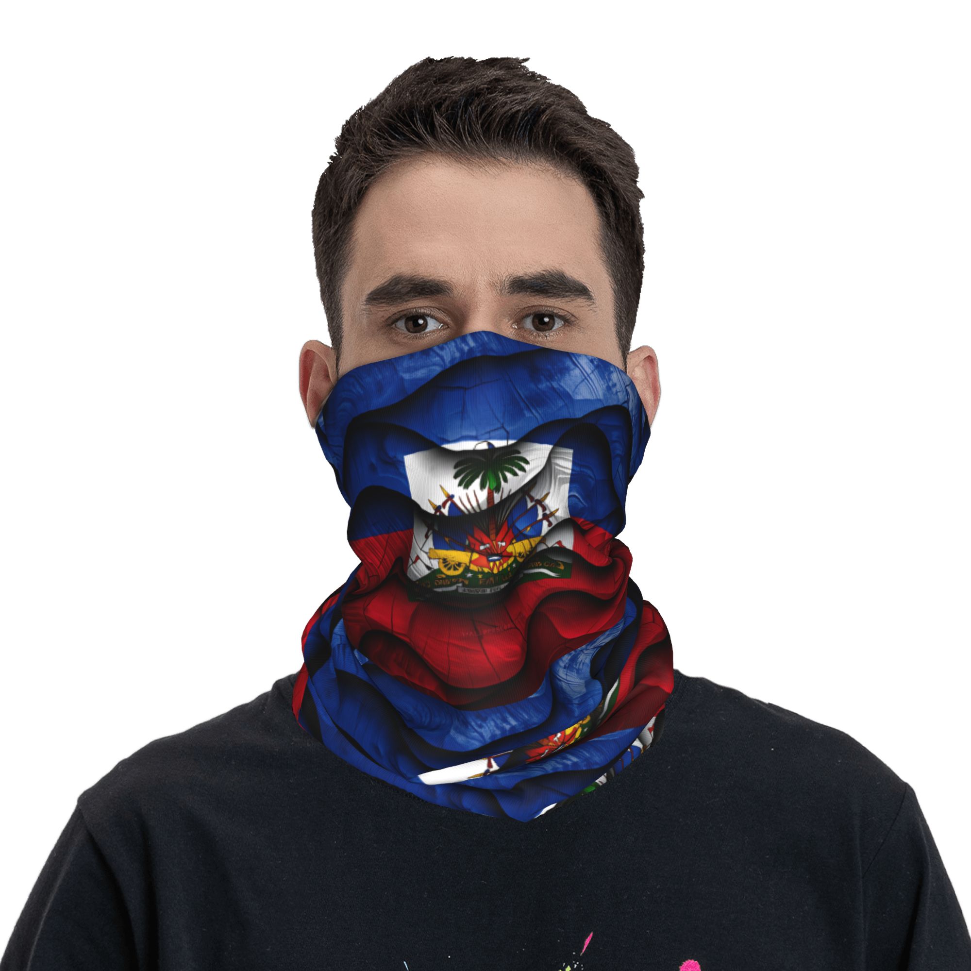 Haiti Flag Balaclava  Hunting  - огляд і ціна Outdoor Hunting Prints