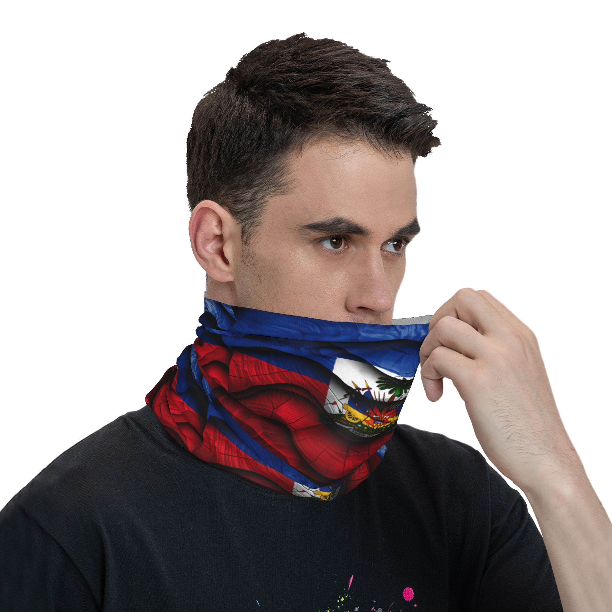 Haiti Flag Balaclava  Hunting  - огляд і ціна Outdoor Hunting Prints
