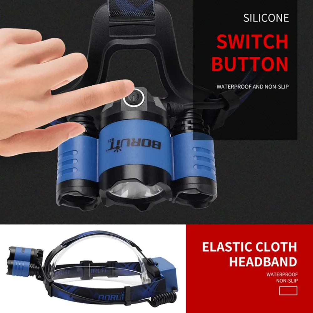 BORUiT B21 3000LM LED Headlamp - огляд і ціна Outdoor Hunting Bike