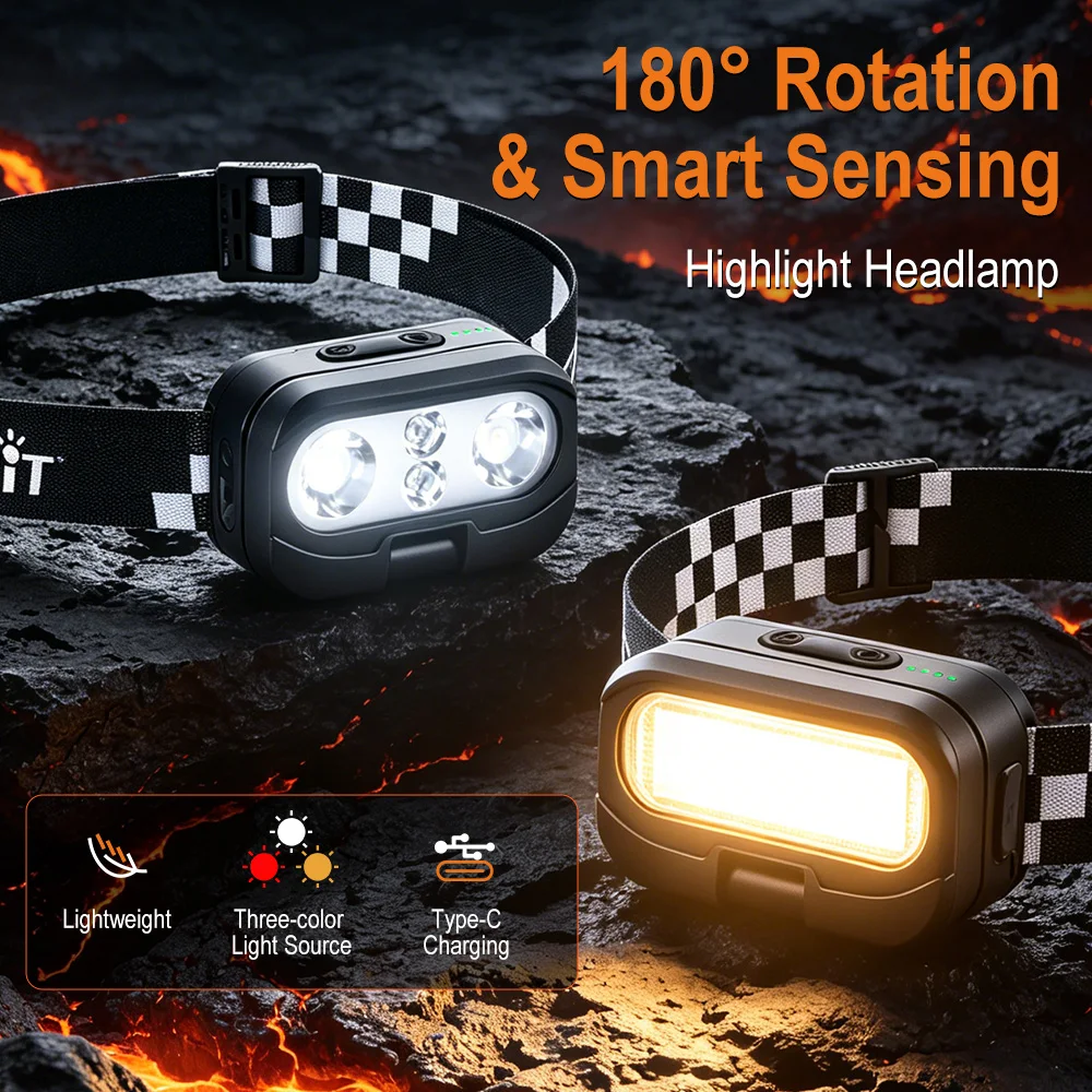 BORUiT RT400 LED Headlamp 700L - огляд і ціна Outdoor Hunting Bike