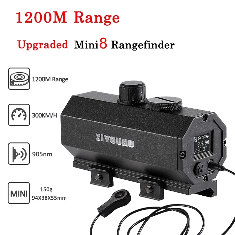 ZIYOUHU-MINI8 Caza Sniper Lase - огляд і ціна Rangefinder Laser Hunting