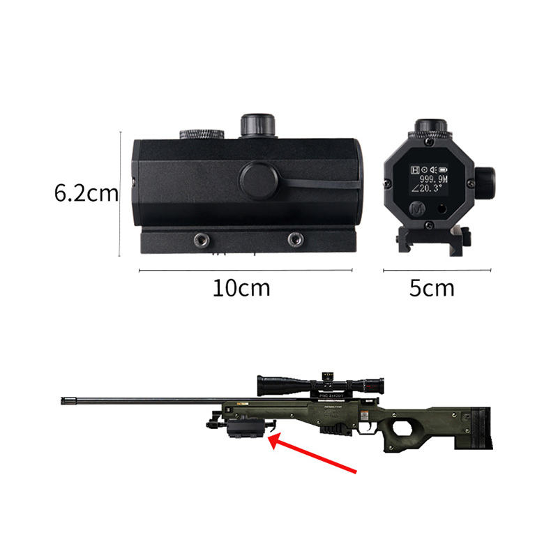 MINI8 Plug-in 1200m Ranging De - огляд і ціна Rangefinder Laser Hunting