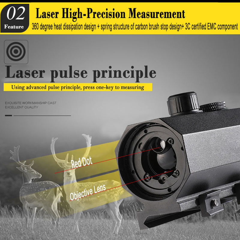 MINI8 Plug-in 1200m Ranging De - огляд і ціна Rangefinder Laser Hunting